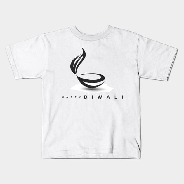 Festival of Light Kids T-Shirt by Whatastory